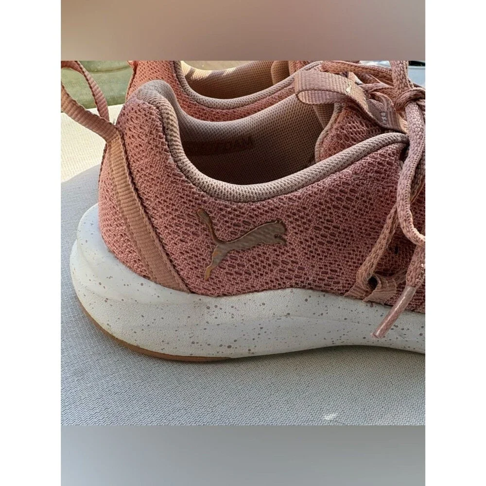 Puma Women's Knit Lace-Up Sneakers - Rose Taupe